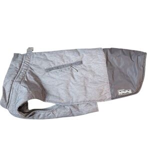 Outward Hound Fleece Lined Weather Resistant Winter Dog Jacket Grey Size Medium